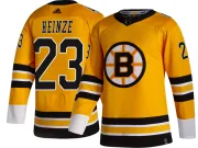Adidas Men's Steve Heinze Boston Bruins Breakaway 2020/21 Special Edition Jersey - Gold
