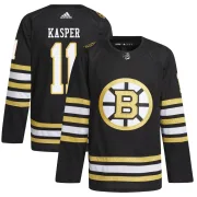 Adidas Men's Steve Kasper Boston Bruins Authentic 100th Anniversary Primegreen Jersey - Black