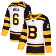 Adidas Men's Ted Green Boston Bruins Authentic 2019 Winter Classic Jersey - White
