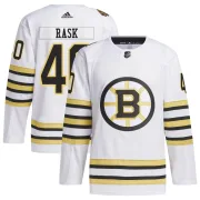 Adidas Men's Tuukka Rask Boston Bruins Authentic 100th Anniversary Primegreen Jersey - White
