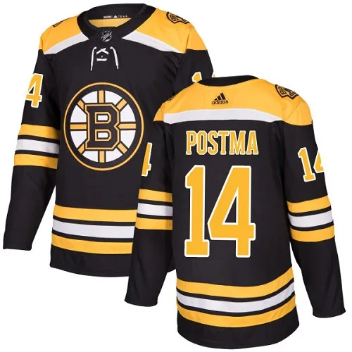 Adidas Paul Postma Boston Bruins Premier Home Jersey - Black