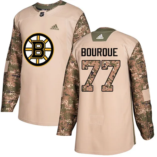 Adidas Ray Bourque Boston Bruins Authentic Veterans Day Practice Jersey - Camo