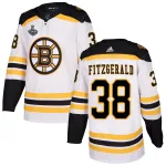 Adidas Ryan Fitzgerald Boston Bruins Authentic Away 2019 Stanley Cup Final Bound Jersey - White