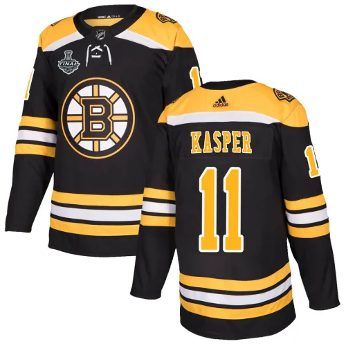 Adidas Steve Kasper Boston Bruins Authentic Home 2019 Stanley Cup Final Bound Jersey - Black