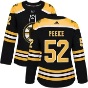 Adidas Women's Andrew Peeke Boston Bruins Authentic Home Jersey - Black