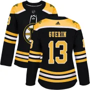 Adidas Women's Bill Guerin Boston Bruins Authentic Home Jersey - Black