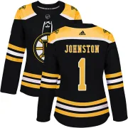 Adidas Women's Eddie Johnston Boston Bruins Authentic Home Jersey - Black
