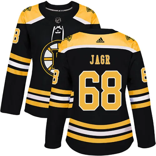 Adidas Women's Jaromir Jagr Boston Bruins Authentic Home Jersey - Black