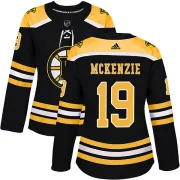 Adidas Women's Johnny Mckenzie Boston Bruins Authentic Home Jersey - Black