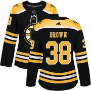 Adidas Women's Patrick Brown Boston Bruins Authentic Home Jersey - Black