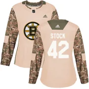 Adidas Women's Pj Stock Boston Bruins Authentic Veterans Day Practice Jersey - Camo