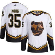 Adidas Youth Andy Moog Boston Bruins Authentic Reverse Retro 2.0 Jersey - White