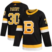 Adidas Youth Bernie Parent Boston Bruins Authentic Alternate Jersey - Black
