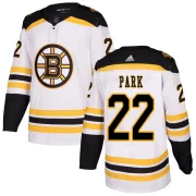 Adidas Youth Brad Park Boston Bruins Authentic Away Jersey - White