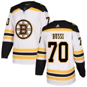 Adidas Youth Brandon Bussi Boston Bruins Authentic Away Jersey - White