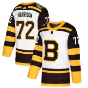 Adidas Youth Brett Harrison Boston Bruins Authentic 2019 Winter Classic Jersey - White