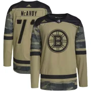 Adidas Youth Charlie McAvoy Boston Bruins Authentic Military Appreciation Practice Jersey - Camo