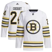 Adidas Youth Don Cherry Boston Bruins Authentic 100th Anniversary Primegreen Jersey - White