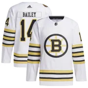 Adidas Youth Garnet Ace Bailey Boston Bruins Authentic 100th Anniversary Primegreen Jersey - White