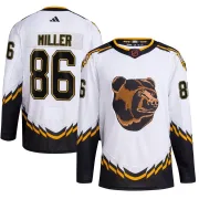 Adidas Youth Kevan Miller Boston Bruins Authentic Reverse Retro 2.0 Jersey - White