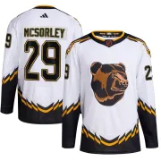 Adidas Youth Marty Mcsorley Boston Bruins Authentic Reverse Retro 2.0 Jersey - White