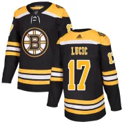 Adidas Youth Milan Lucic Boston Bruins Authentic Home Jersey - Black