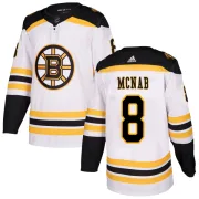 Adidas Youth Peter Mcnab Boston Bruins Authentic Away Jersey - White