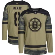 Adidas Youth Peter Mcnab Boston Bruins Authentic Military Appreciation Practice Jersey - Camo
