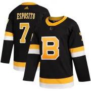 Adidas Youth Phil Esposito Boston Bruins Authentic Alternate Jersey - Black