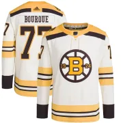 Adidas Youth Ray Bourque Boston Bruins Authentic 100th Anniversary Primegreen Jersey - Cream