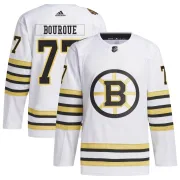 Adidas Youth Ray Bourque Boston Bruins Authentic 100th Anniversary Primegreen Jersey - White