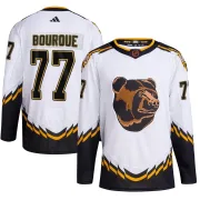 Adidas Youth Ray Bourque Boston Bruins Authentic Reverse Retro 2.0 Jersey - White