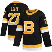 Adidas Youth Reggie Leach Boston Bruins Authentic Alternate Jersey - Black