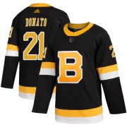 Adidas Youth Ted Donato Boston Bruins Authentic Alternate Jersey - Black