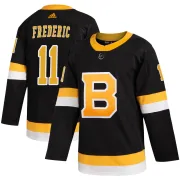 Adidas Youth Trent Frederic Boston Bruins Authentic Alternate Jersey - Black
