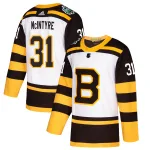 Adidas Zane McIntyre Boston Bruins Authentic 2019 Winter Classic Jersey - White