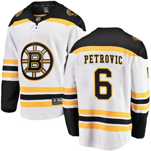 Fanatics Branded Alex Petrovic Boston Bruins Breakaway Away Jersey - White