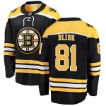 Fanatics Branded Anton Blidh Boston Bruins Breakaway Home Jersey - Black