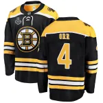 Fanatics Branded Bobby Orr Boston Bruins Breakaway Home 2019 Stanley Cup Final Bound Jersey - Black