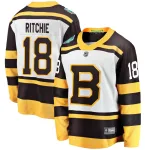Fanatics Branded Brett Ritchie Boston Bruins 2019 Winter Classic Breakaway Jersey - White