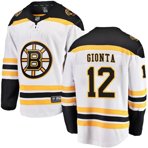 Fanatics Branded Brian Gionta Boston Bruins Breakaway Away Jersey - White