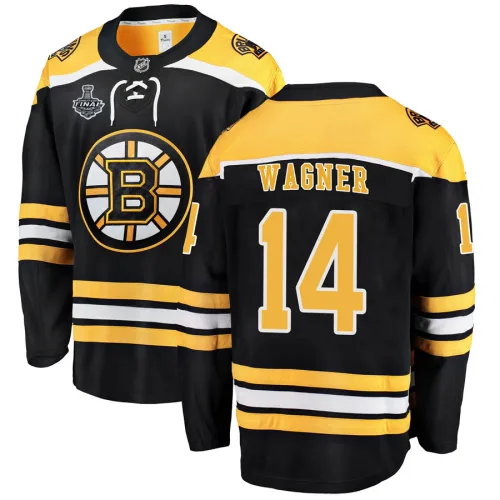 Fanatics Branded Chris Wagner Boston Bruins Breakaway Home 2019 Stanley Cup Final Bound Jersey - Black
