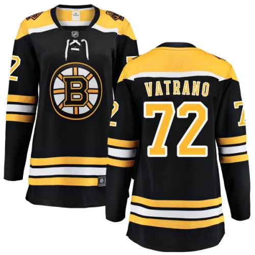 Fanatics Branded Frank Vatrano Boston Bruins Home Breakaway Jersey - Black