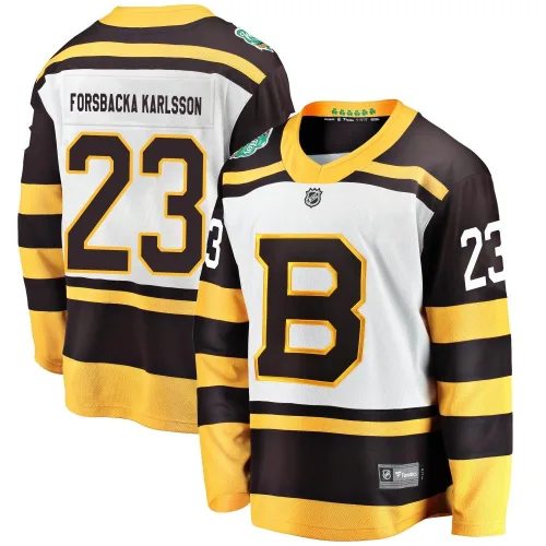 Fanatics Branded Jakob Forsbacka Karlsson Boston Bruins 2019 Winter Classic Breakaway Jersey - White