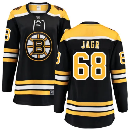 Fanatics Branded Jaromir Jagr Boston Bruins Home Breakaway Jersey - Black