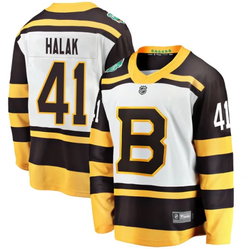 Fanatics Branded Jaroslav Halak Boston Bruins 2019 Winter Classic Breakaway Jersey - White
