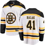Fanatics Branded Jaroslav Halak Boston Bruins Breakaway Away Jersey - White