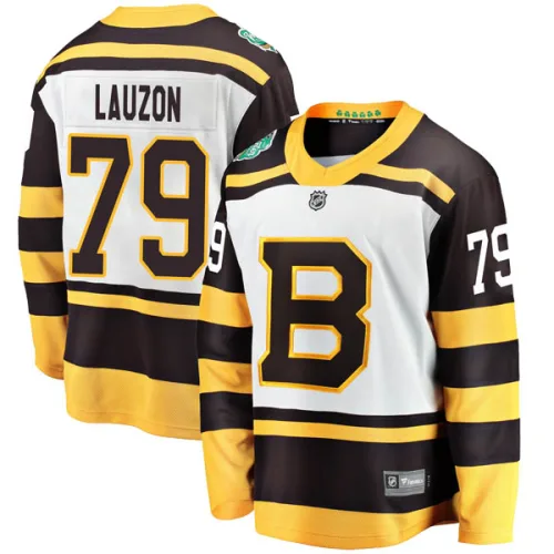Fanatics Branded Jeremy Lauzon Boston Bruins 2019 Winter Classic Breakaway Jersey - White