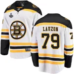 Fanatics Branded Jeremy Lauzon Boston Bruins Breakaway Away 2019 Stanley Cup Final Bound Jersey - White