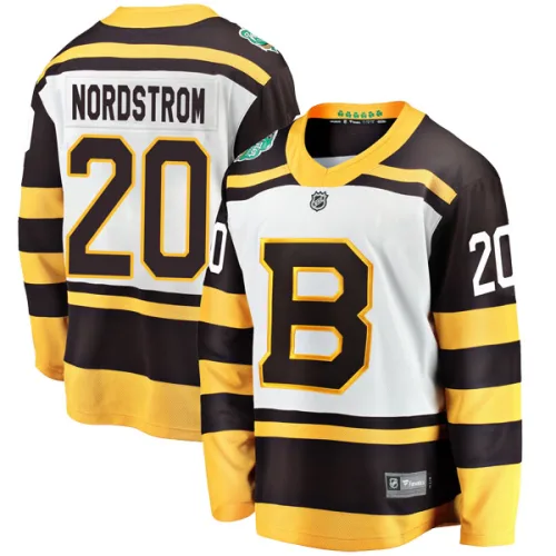 Fanatics Branded Joakim Nordstrom Boston Bruins 2019 Winter Classic Breakaway Jersey - White